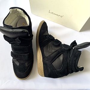 LEMARE hidden wedge sneaker